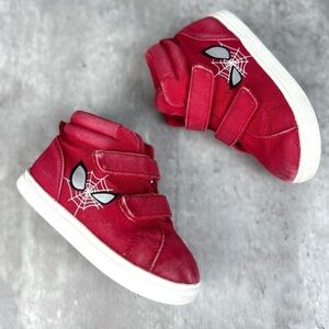 Spider-Man Velcro Sneakers size 10